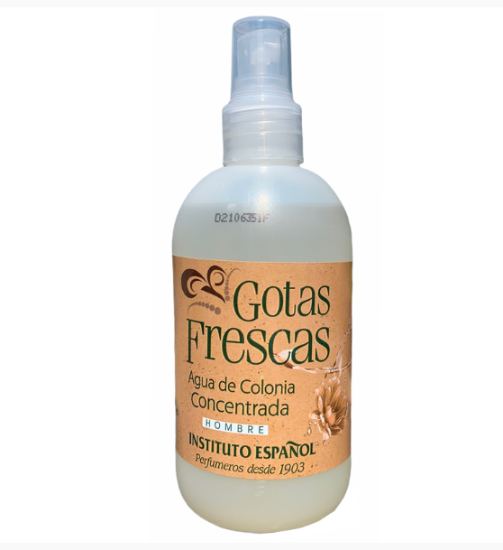 Gotas Frescas Hombre (Mens) Agua de Colonia Concentrada 250ml