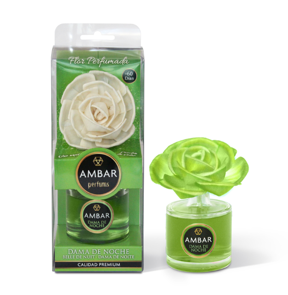 Ambar Deluxe Flower Diffuser - Dama De Noche