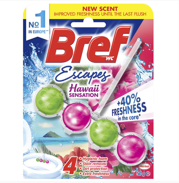 Bref Toilet Basin Freshener Clip On - Escapes - Hawaii Sensation