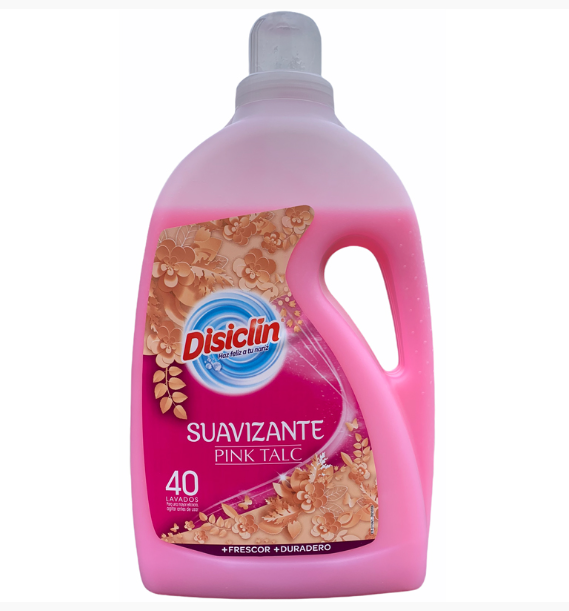 Disiclin Laundry Softener Semi-concentrated 40 Wash - Talco Rosa 2.4L