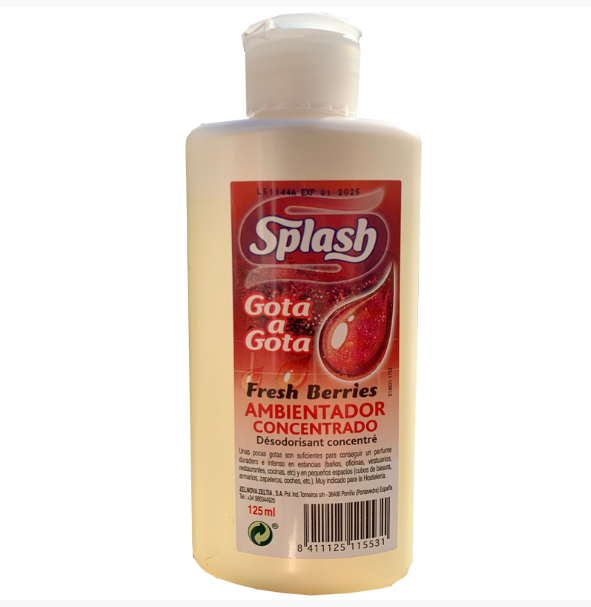 Splash Toilet Drops 125ml - Fresh Berries