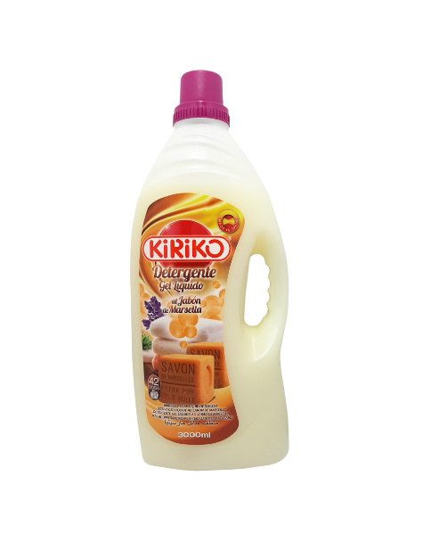Kiriko Laundry Detergent - Jabon De Marsella - 3 Litre - 42 Wash