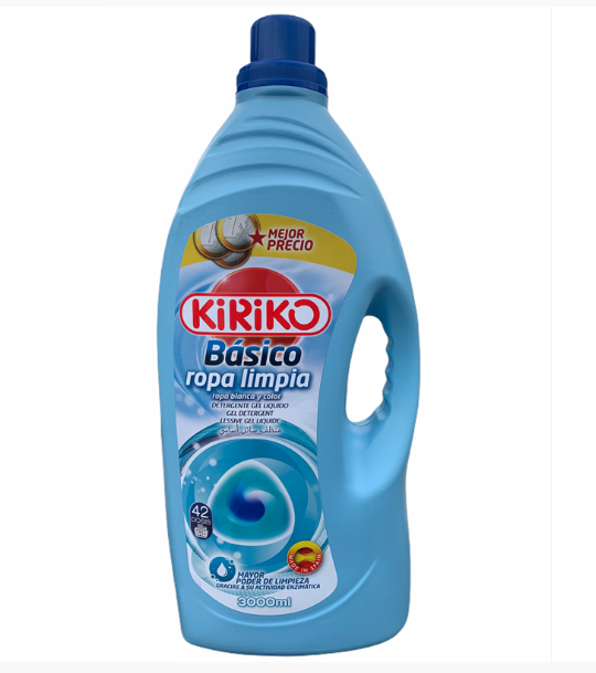 Kiriko Laundry Detergent - Ropa Limpia - 3 Litre - 42 Wash