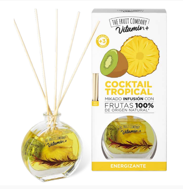 The Fruit Company Vitamin+ Reed Diffuser Infusion 75ml - Cocktail Tropical