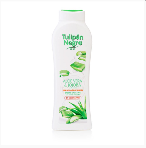 Tulipan Negro Shower Gel 650ml Aloe Vera & Jojoba