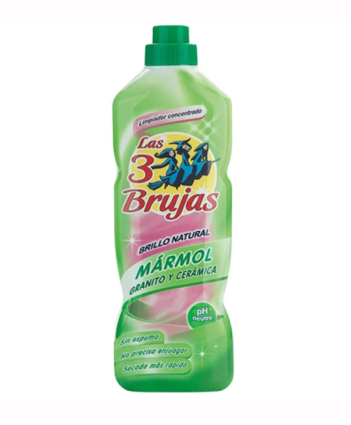 3 Brujas / 3 Witches Marble Granite Ceramic Cleaner 1 litre