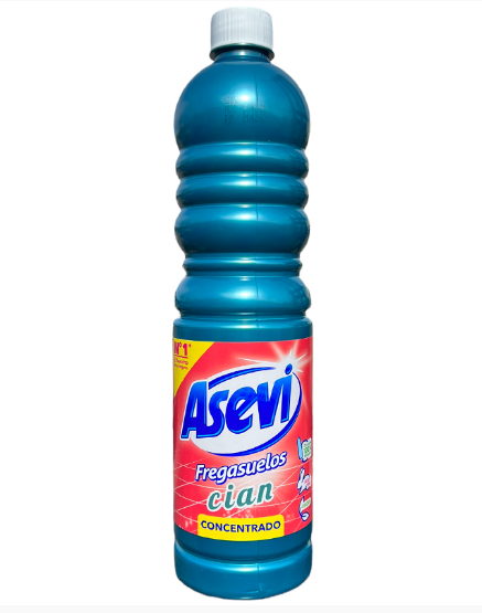 Asevi Floor Cleaner Concentrated - 1L - Blue Cian