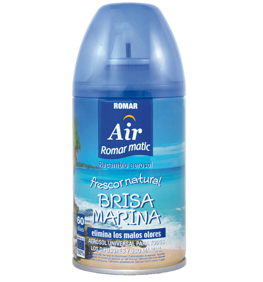 Romar (Freshmatic Compatible) Air Freshener Refill Spray 250ml - Brisa Marina