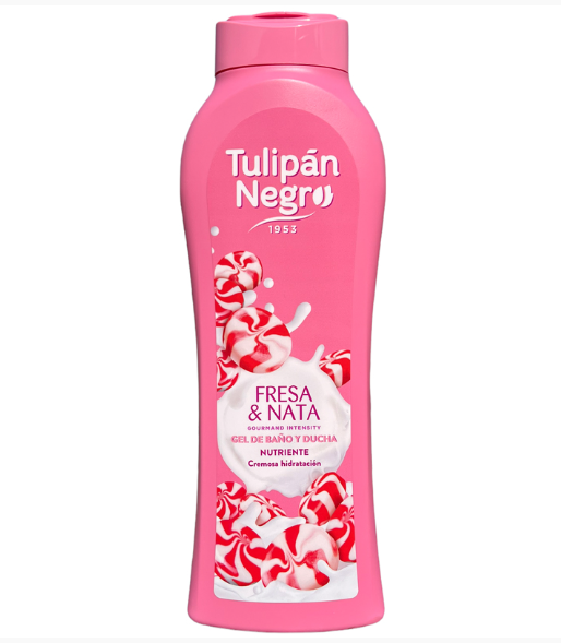 Tulipan Negro Shower Gel 720ml Strawberries & Cream