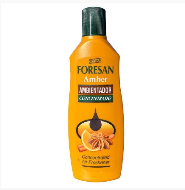 Foresan Amber Toilet Drops 125ml - Concentrated Air Freshener Liquid Drops