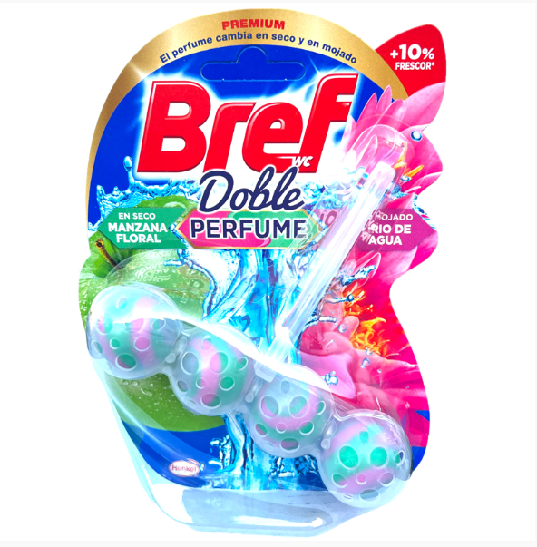 Bref WC Double Perfume Toilet Clip-on Rim Block – Spanishine UK Ltd