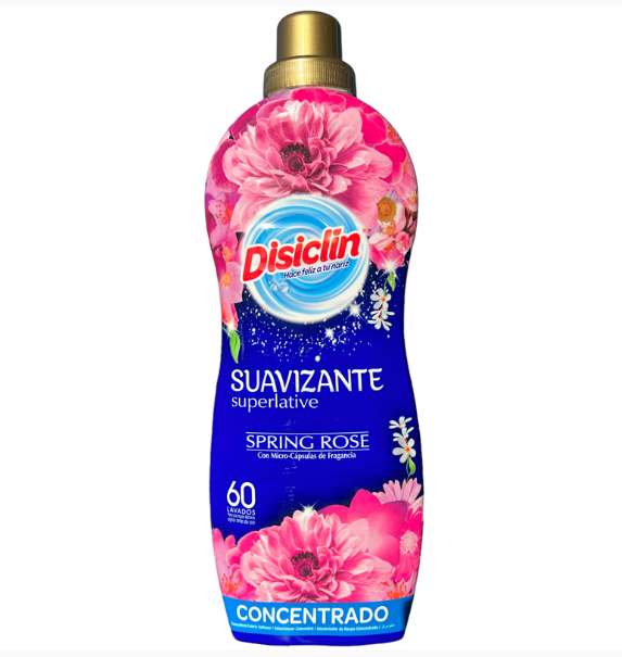 Disiclin Concentrated Fabric Softener 60 Wash 1.3L - Spring Rose