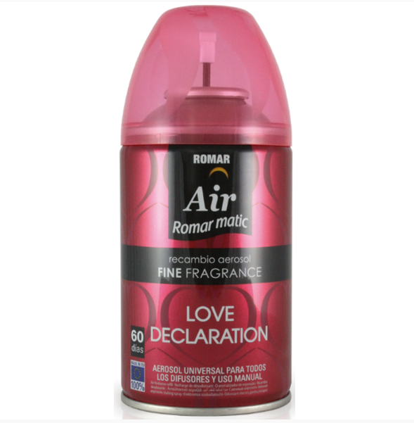 Romar (Freshmatic Compatible) Air Freshener Refill Spray 250ml - Love Declaration