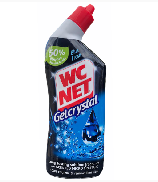 WC Net Toilet Gel with Micro Crystals 750ml - Blue Fresh
