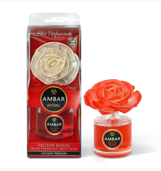 Ambar Deluxe Flower Diffuser - Red Fruits